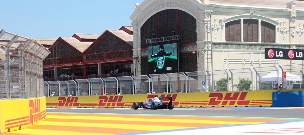 Evento deportivo f1 valencia pantalla led