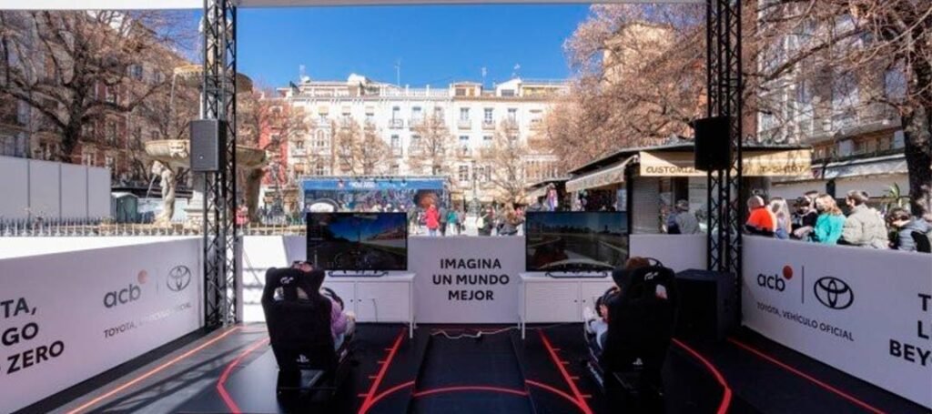 Eventos deportivos fanzone acb simulador de carreras