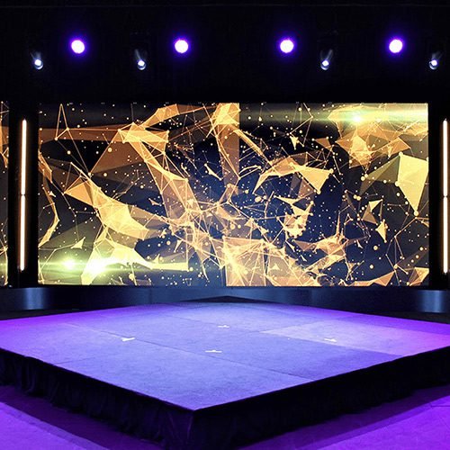 Espacios para eventos y material audiovisual evento hibrido