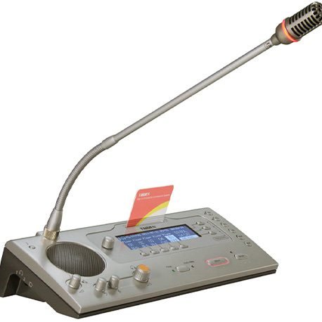 Equipos de sonido TAIDEN Pupitres DCN para traductores HCS 4385U-50