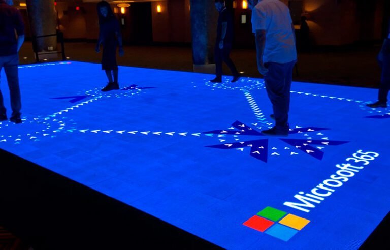 alquiler pantallas led suelo tecnologia