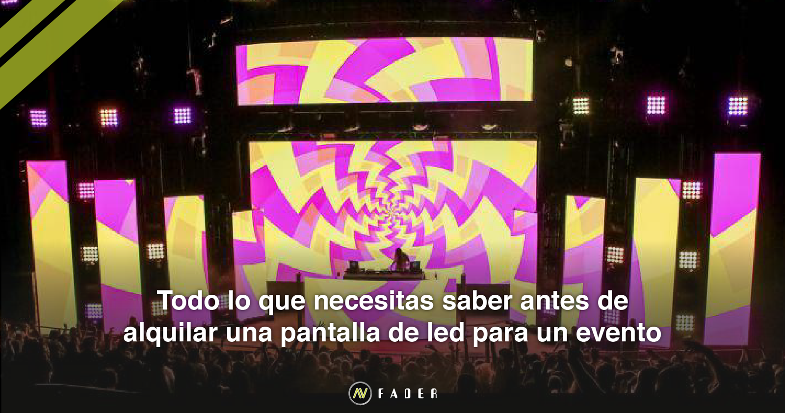 alquiler una pantalla led para evento